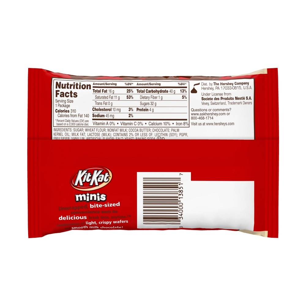 slide 3 of 3, KIT KAT King Size Minis Crisp Wafers in Milk Chocolate, 2.2 oz