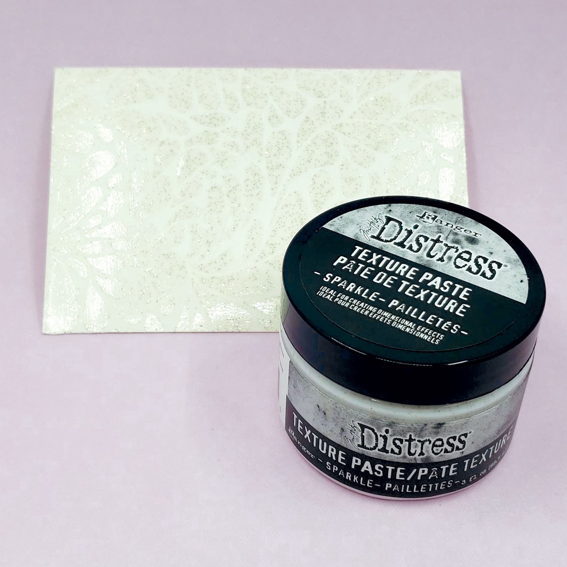 slide 2 of 3, Tim Holtz Distress Sparkle Texture Paste, 3 fl oz