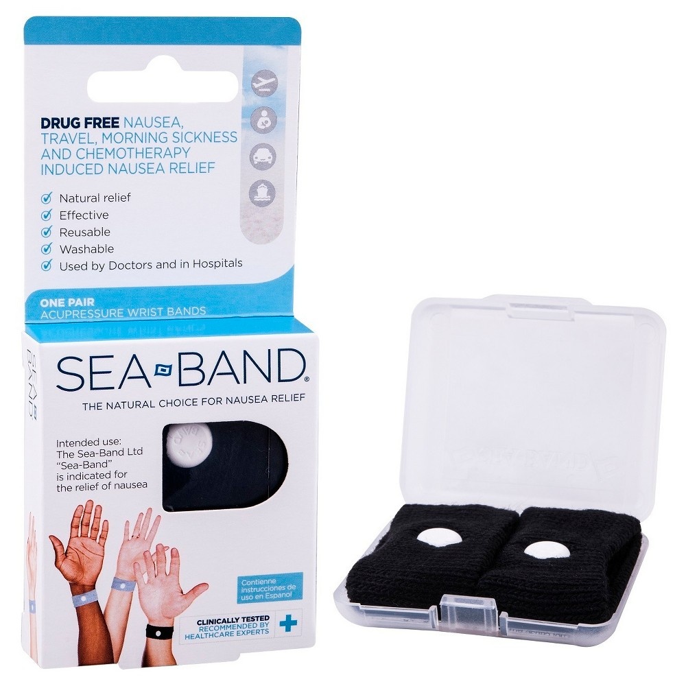 slide 3 of 4, Sea-Band Nausea Relief Acupressure Wristbands 1 Pair Colors May Vary, 1 pair