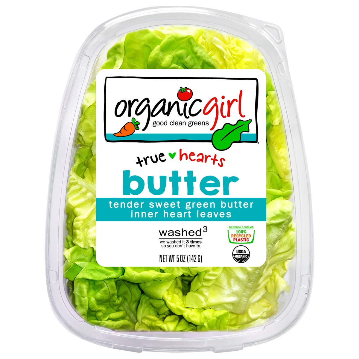 slide 1 of 3, Organic Girl True Hearts Butter Lettuce, 5 oz