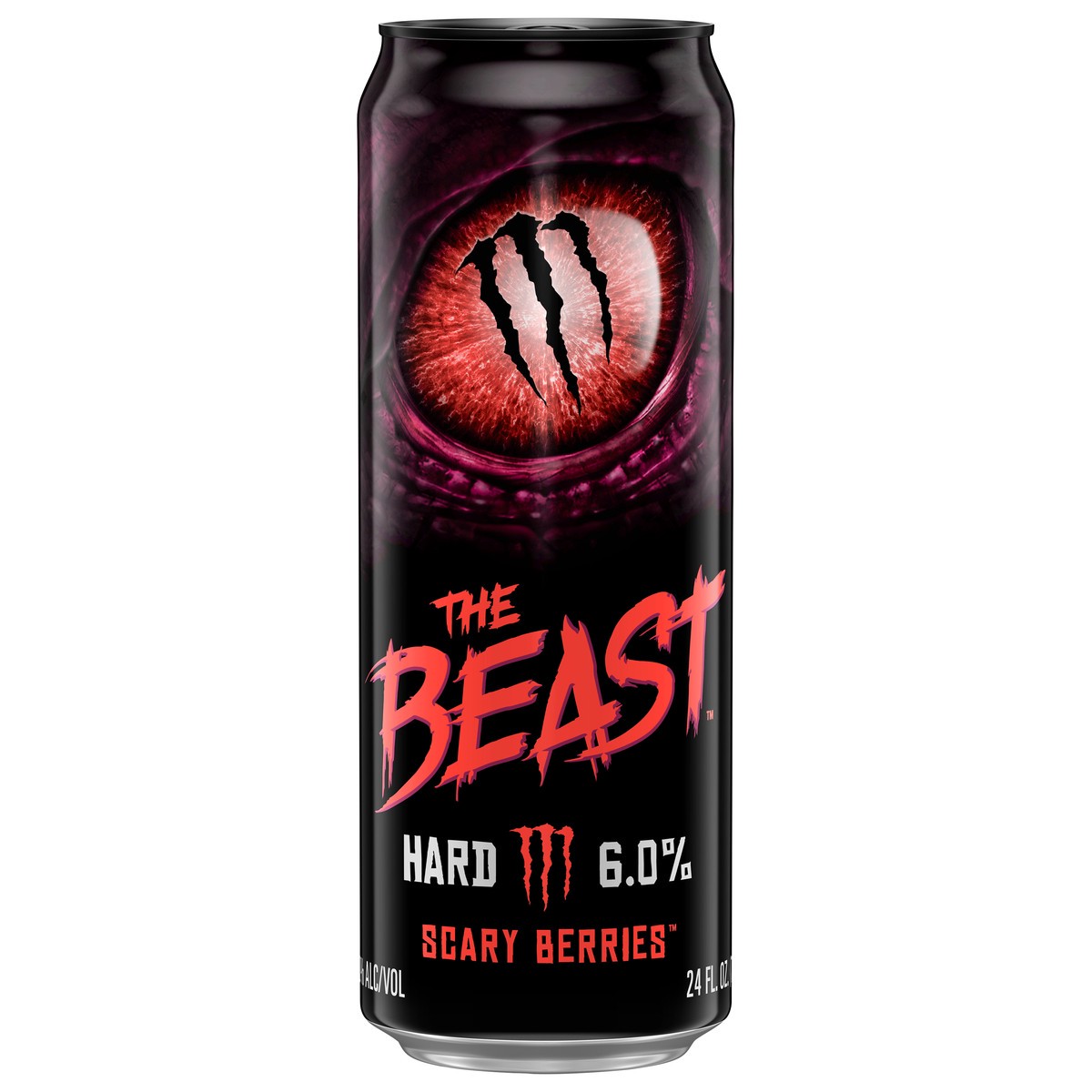 slide 1 of 6, The Beast Scary Berries Flavored Malt Beverage Craft Beer, 24 fl oz Can, 6% ABV, 24 oz