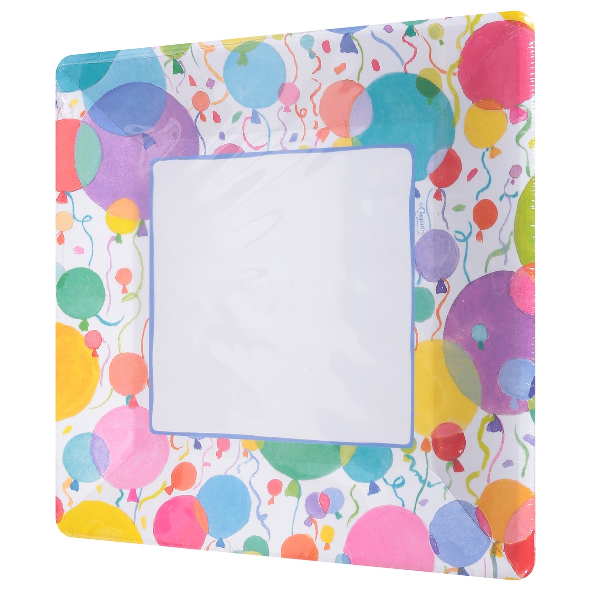 slide 3 of 11, Caspari 7 Inch Balloons and Confetti Salad/Dinner Plates 8 ea, 8 ct