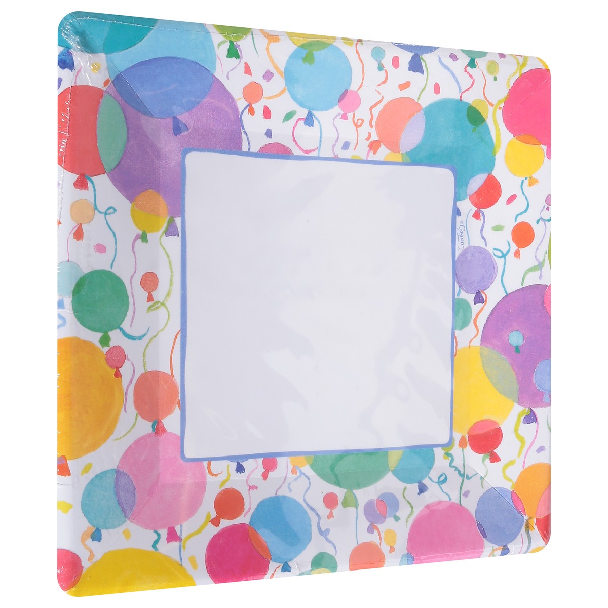 slide 6 of 11, Caspari 7 Inch Balloons and Confetti Salad/Dinner Plates 8 ea, 8 ct