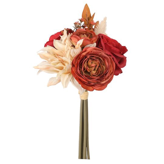 slide 1 of 2, 10" Red & Cream Ranunculus & Rose Bouquet By Ashland, 7 in x 7 in x 10 in