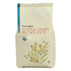 GreenWise Organic Whole Grain Brown Rice - 32 oz