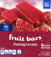 slide 1 of 1, Kroger Pomegranate Fruit Bars, 6 ct