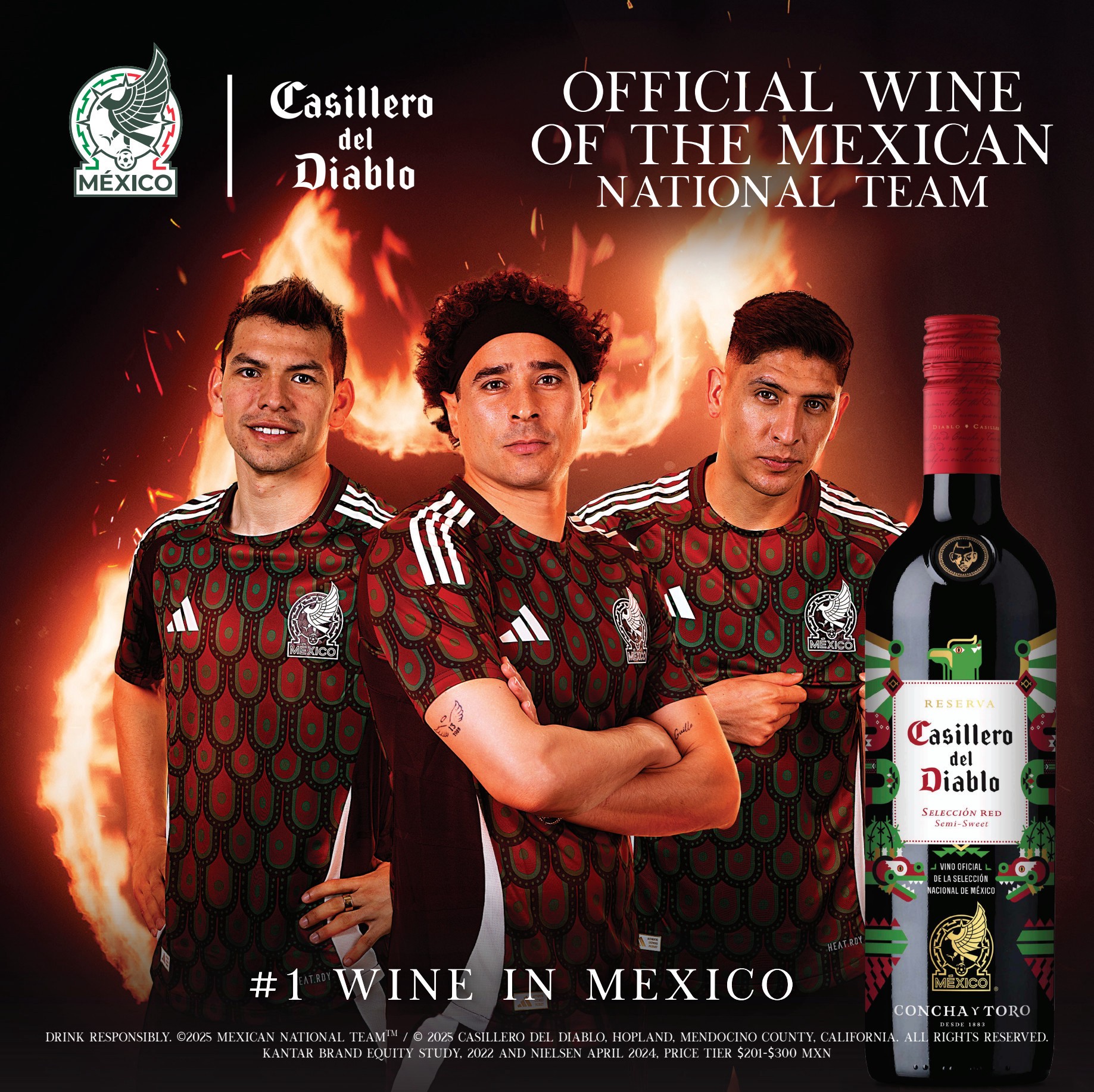 slide 3 of 3, Concha Y Toro Caberent Casillero Diablo Mnt Sweet Red, 750 ml