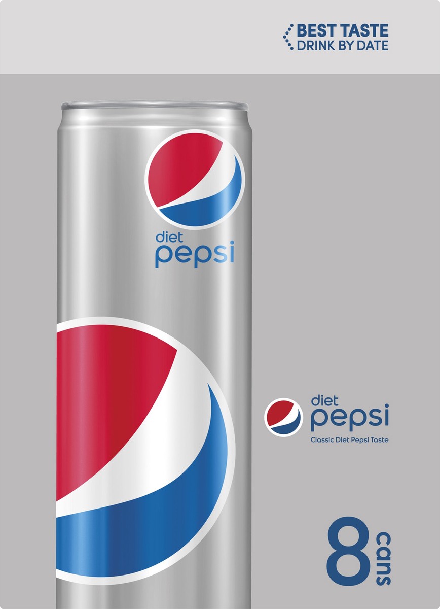 slide 7 of 7, Pepsi Soda - 8 ct, 8 ct; 12 fl oz