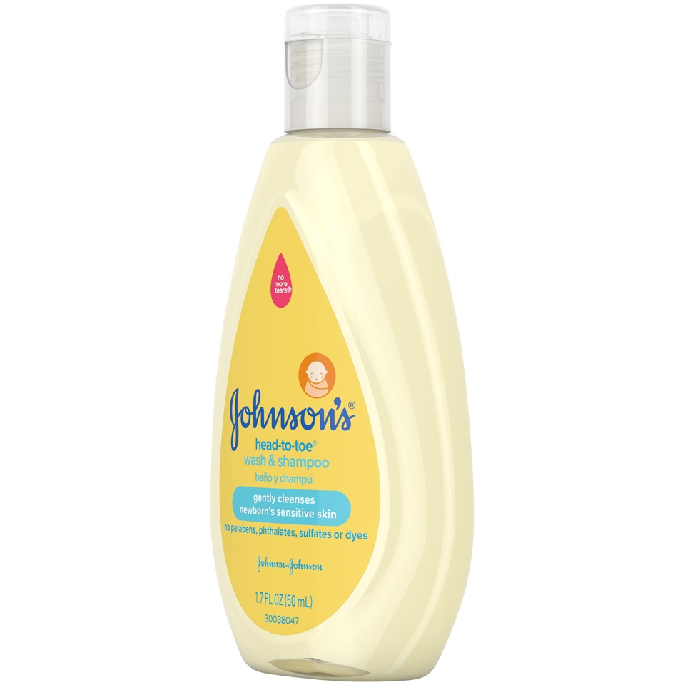 Johnson's Head To Toe Baby Wash & Shampoo 1.7 fl oz | Shipt