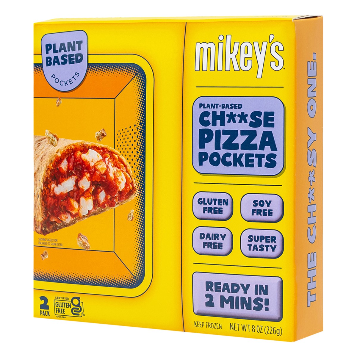 slide 3 of 9, Mikey's Cheese Pizza Pocket, 8 oz