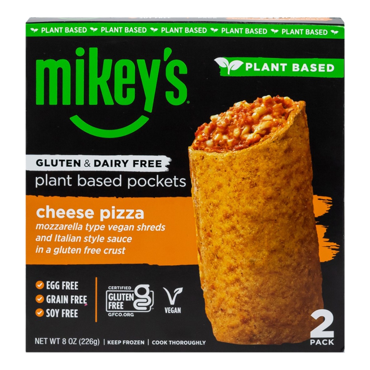 slide 2 of 2, Mikey's Cheese Pizza Pockets, 8 oz