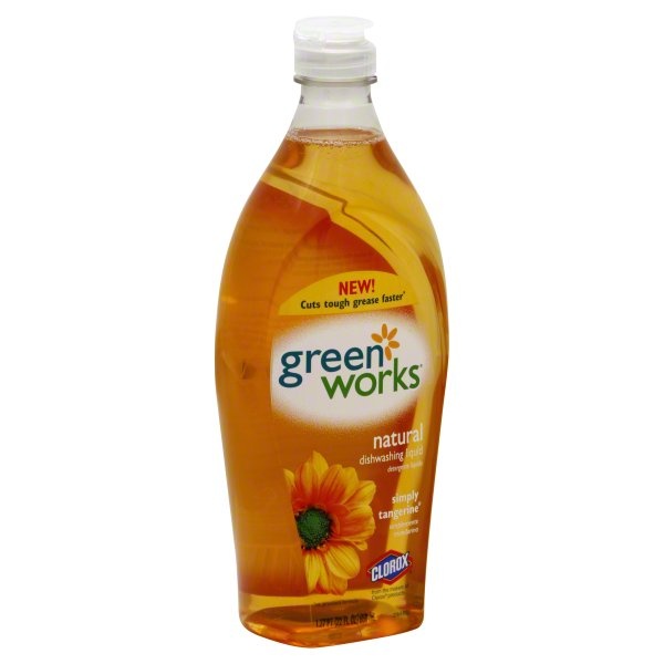 slide 1 of 1, Green Works Dish Liquid, 22 oz