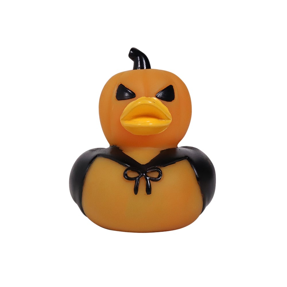 slide 1 of 1, Holiday Home Pumpkin Rubber Duck, 1 ct