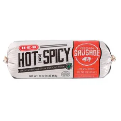 H-E-B Fresh Pork Hot Sausage