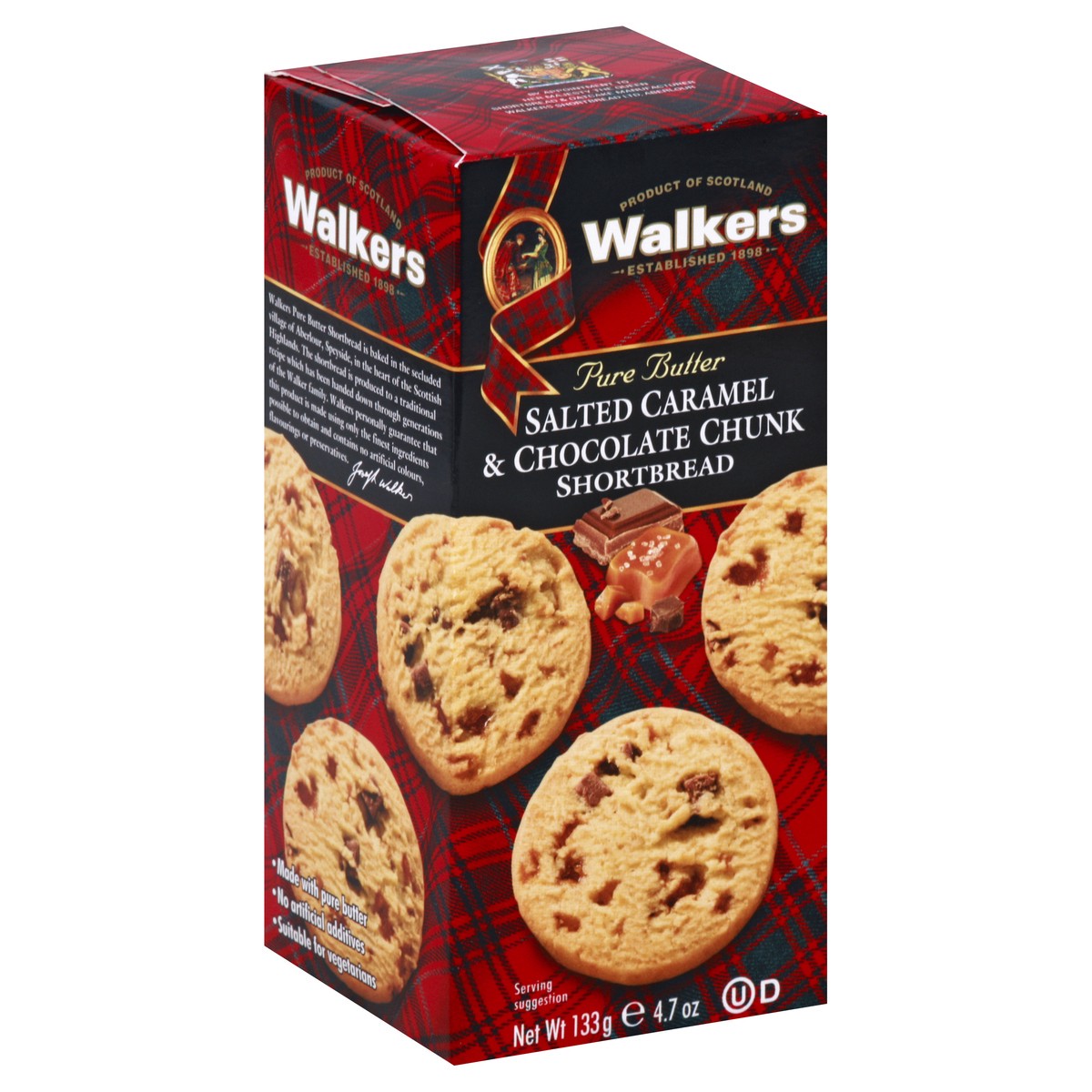 slide 6 of 6, Walker's Salted Caramel & Chocolate Chunk Shortbread, 4.7 oz