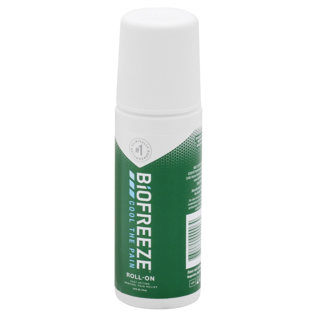 slide 7 of 11, Biofreeze Menthol Pain Relief Overnight Roll-On - 2.5 oz, 1 ct