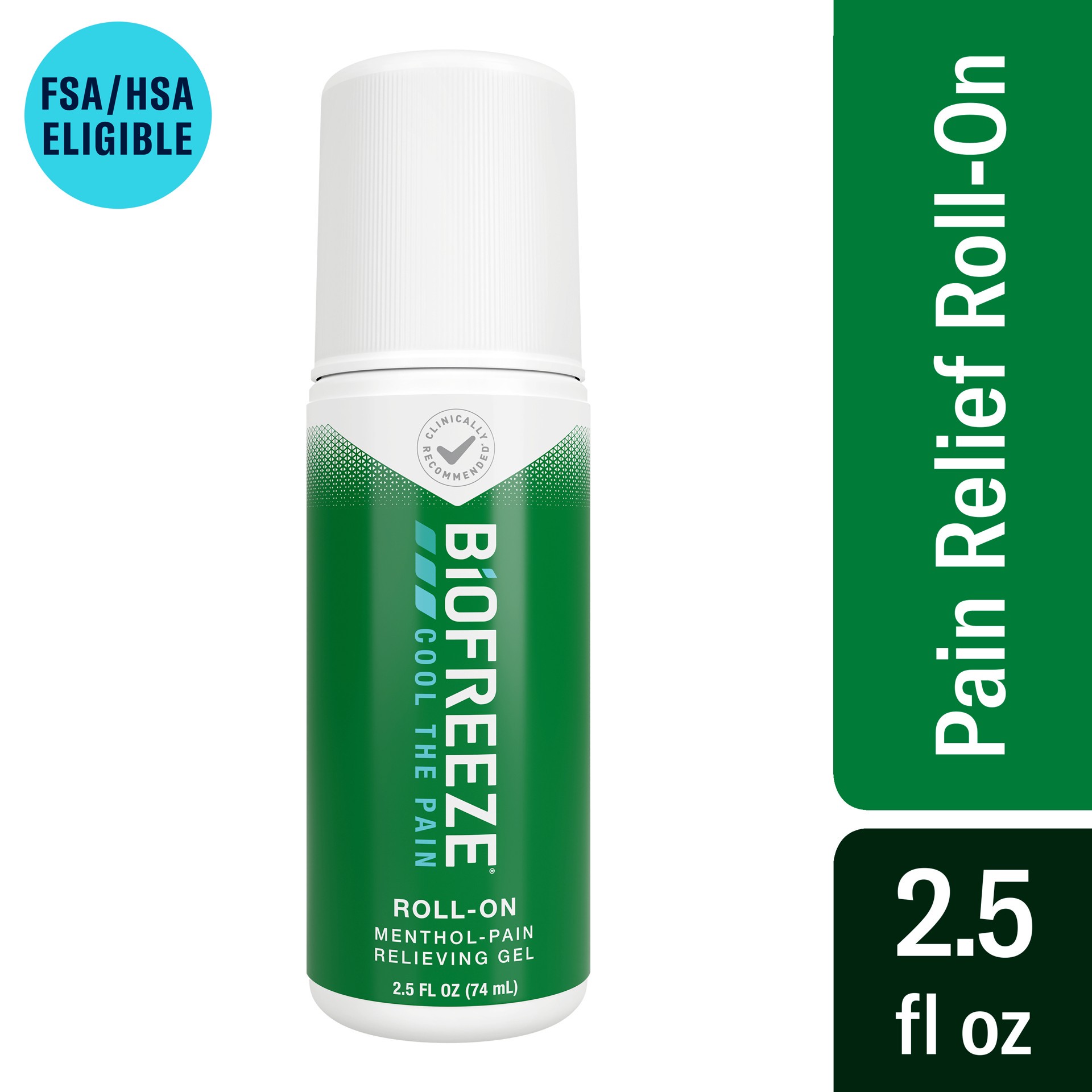 slide 1 of 11, Biofreeze Menthol Pain Relief Overnight Roll-On - 2.5 oz, 1 ct