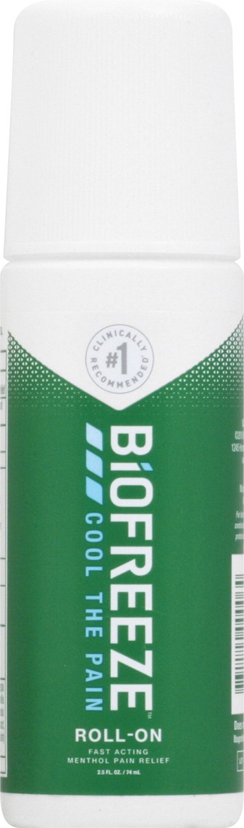 slide 8 of 11, Biofreeze Menthol Pain Relief Overnight Roll-On - 2.5 oz, 1 ct