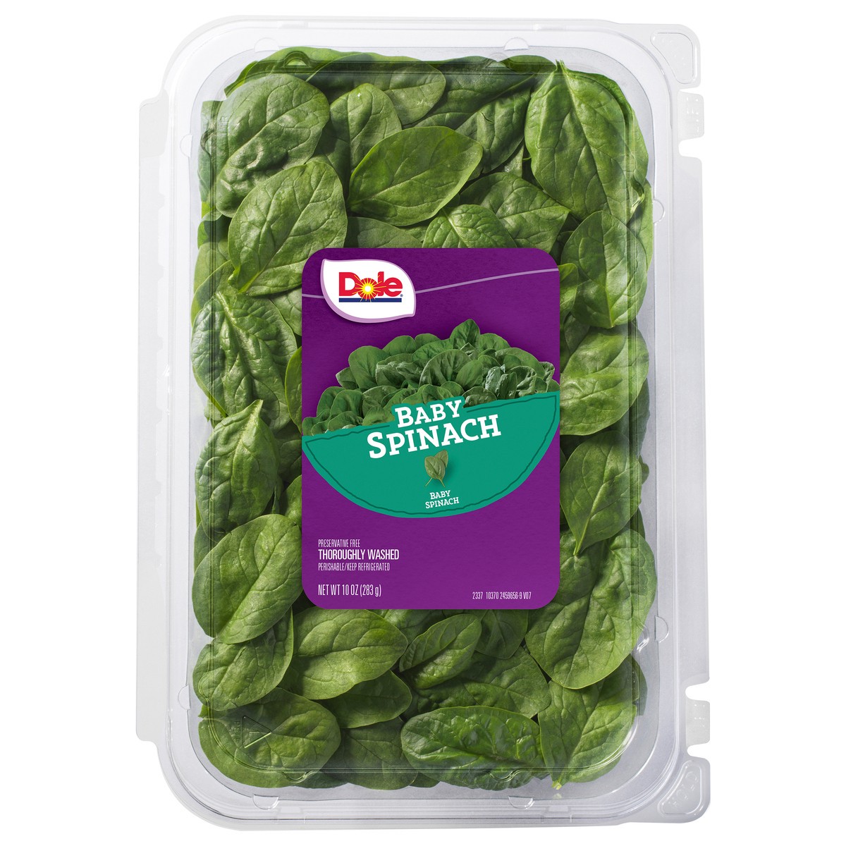 slide 1 of 3, Dole Baby Spinach 10 oz, 10 oz