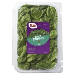 Dole Baby Spinach Clamshell 10 oz