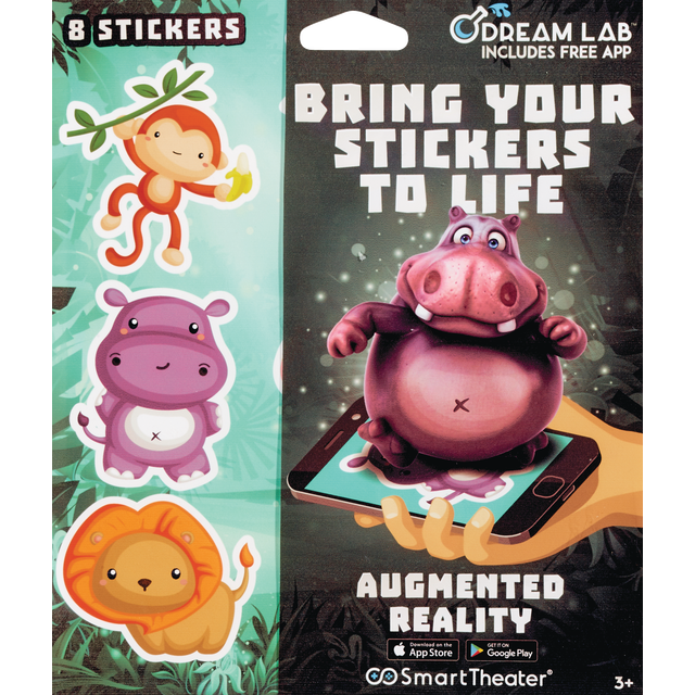 slide 1 of 1, DREAM LAB Augmented Reality Stickers, 1 ct
