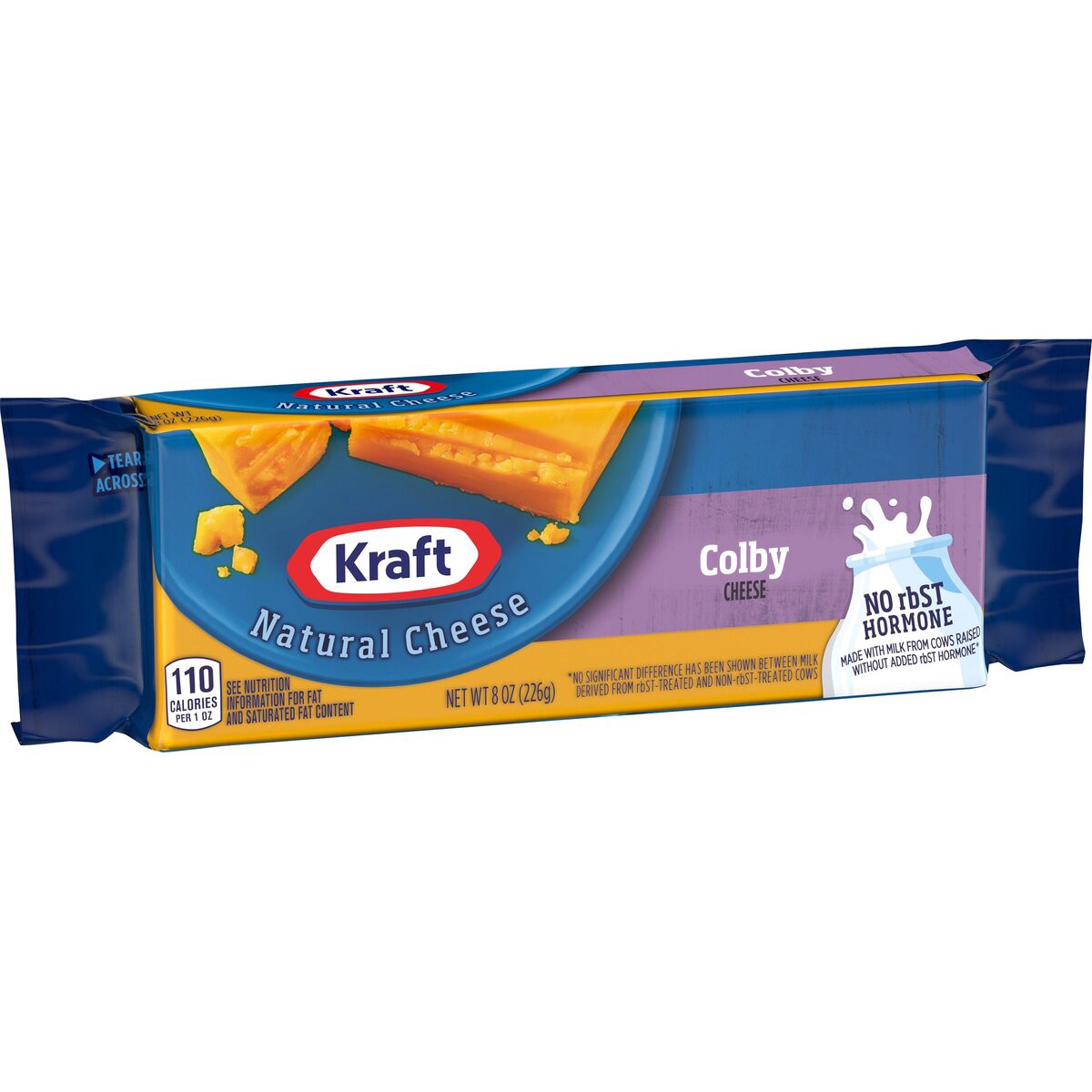 slide 2 of 8, Kraft Colby Cheese Block, 8 oz