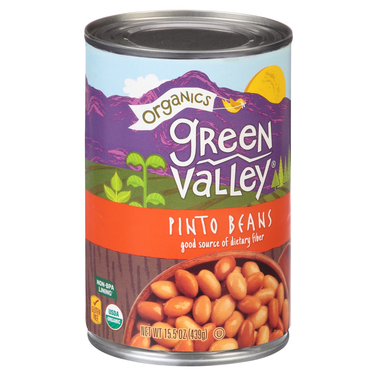 slide 6 of 9, Green Valley Organics Organic Pinto Beans, 15.5 oz