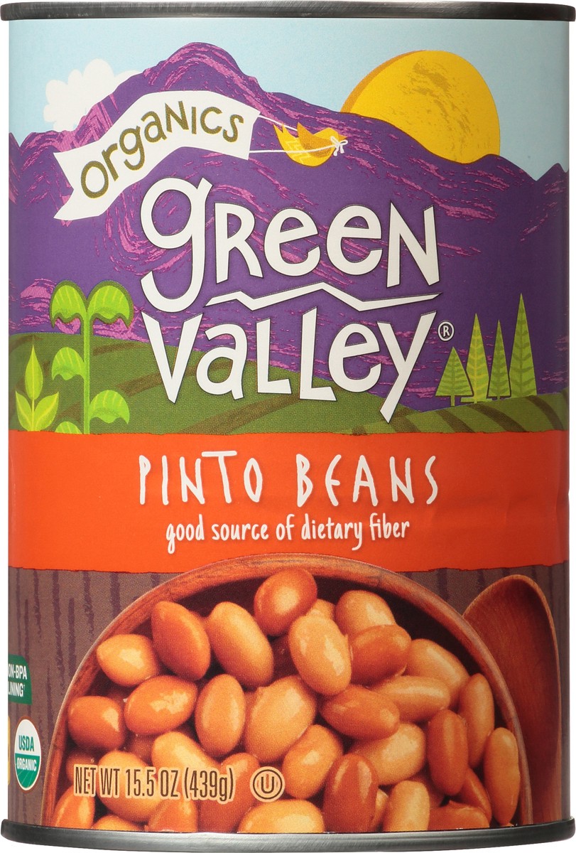 slide 8 of 9, Green Valley Organics Organic Pinto Beans, 15.5 oz