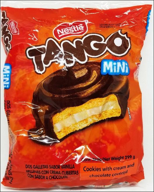 slide 1 of 1, Nestlé Tango Mini Galletas Con Crema / Mini Tango Chocoalte Creme Filled Cookies, 10.55 oz