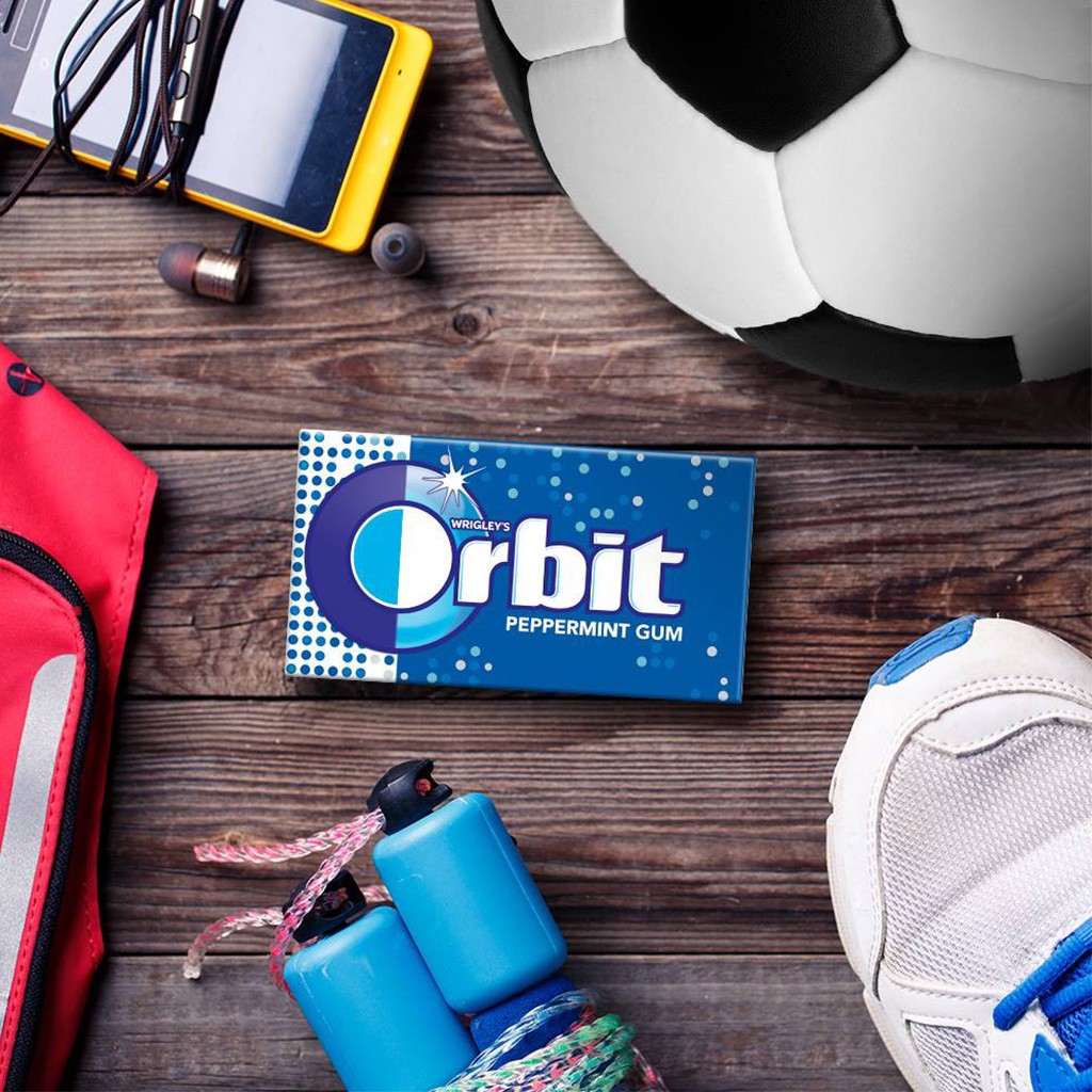 slide 6 of 7, Orbit Bubblemint Sugarfree Gum, Single Pack, 1.12 oz