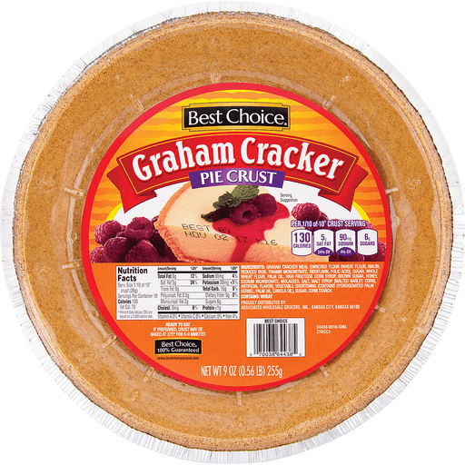 slide 1 of 1, Best Choice Graham Cracker Pie Crust, 9 oz