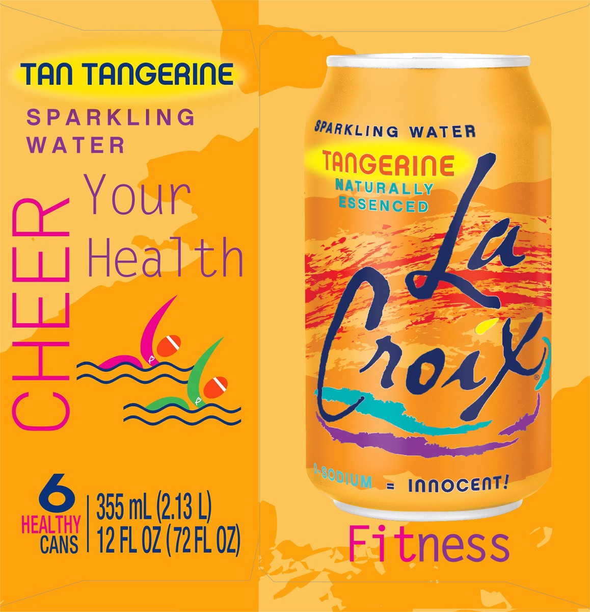 slide 6 of 7, La Croix Sparkling Water Tangerine - 6 ct; 12 oz, 6 ct; 12 oz