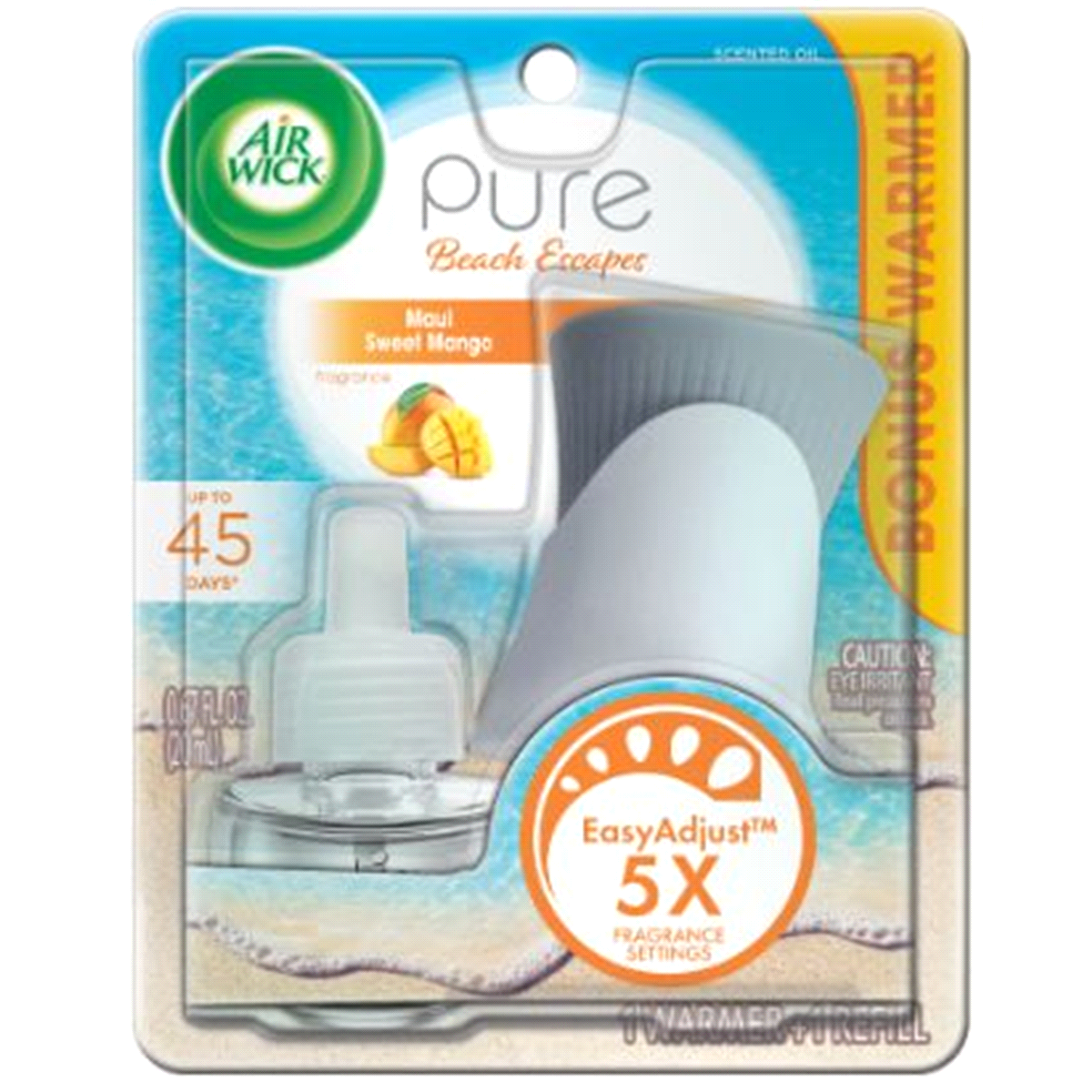 slide 1 of 1, Air Wick Pure Beach Escapes Scented Oil Starter Kit - Maui Sweet Mango, 1 ct