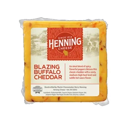 Henning's Blazing Buffalo Cheddar Cheese