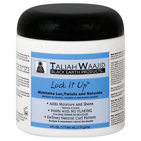 slide 1 of 1, Taliah Waajid Black Earth Lock It Up Ex - 6 Oz, 6 oz