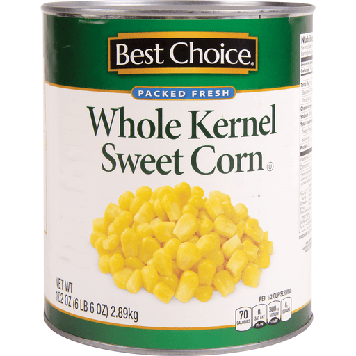 slide 1 of 1, Best Choice Whole Kernel Sweet Corn, 106 oz