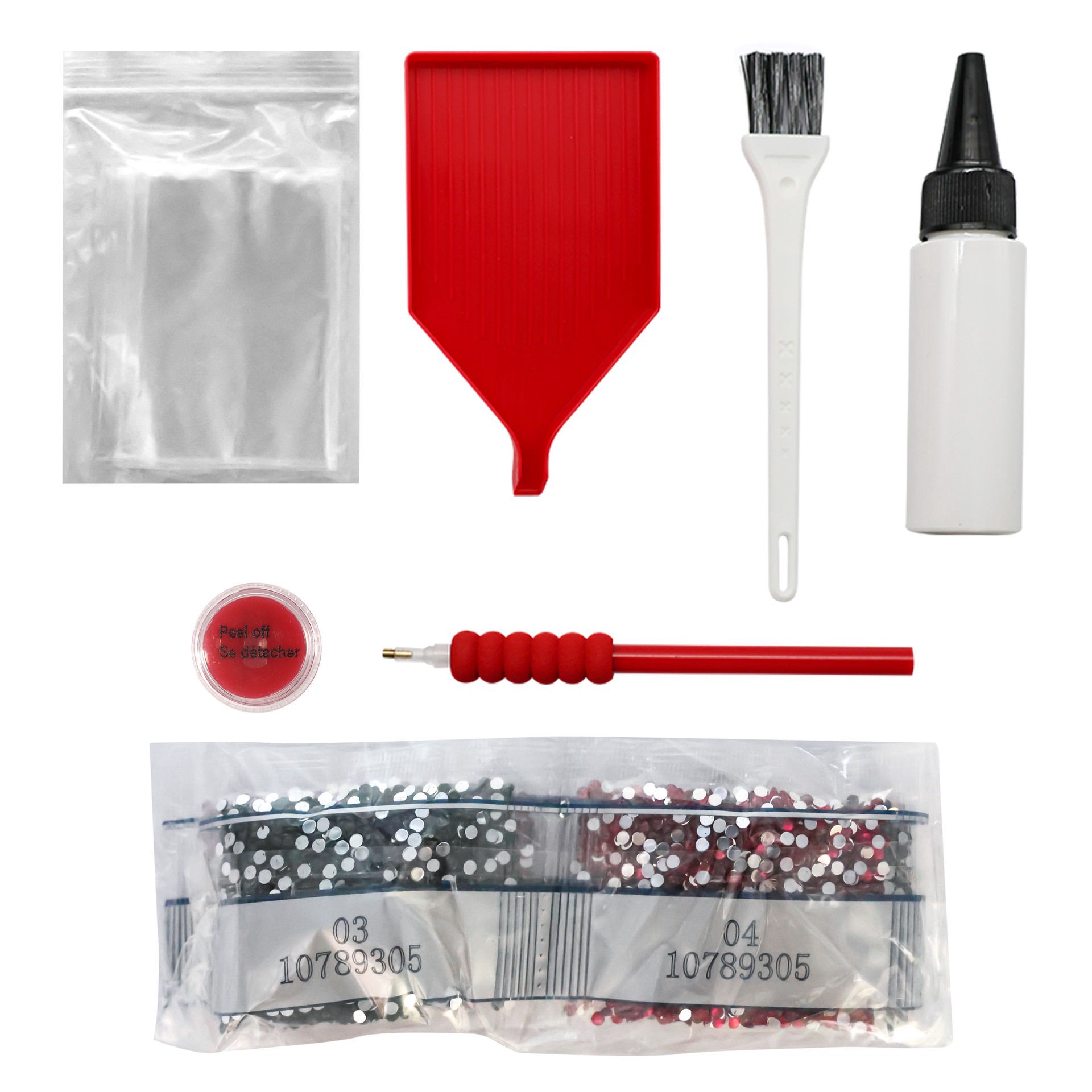 slide 2 of 4, 3d Present Led Diamond Art Kit By Make Market, 4.7 in x 4.7 in x 5.5 in