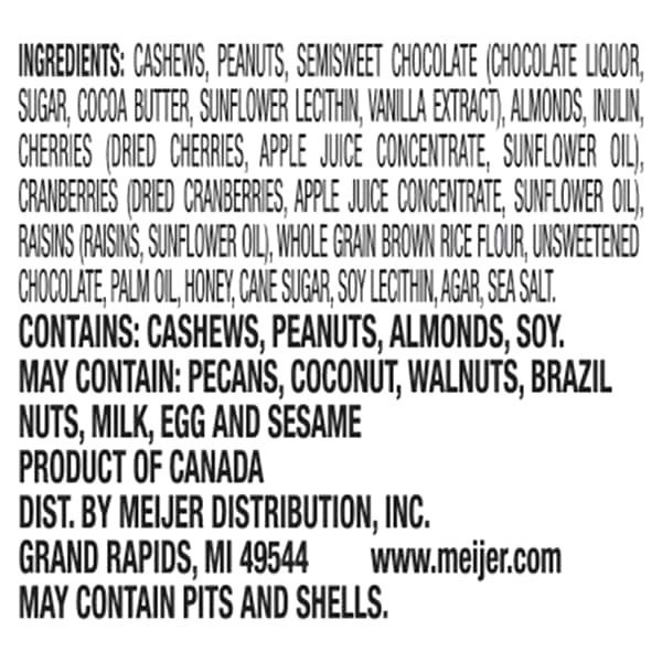 slide 14 of 17, Meijer Dark Chocolate Cashew Cherry Snack Nut Bars, 6ct, 6 ct