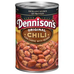 Dennison's Original Chili Con Carne with Beans, 16g Protein Per Serving, 40 oz. Can