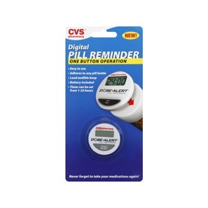 slide 1 of 1, CVS Pharmacy Digital Pill Reminder One Button Operation, 1 ct