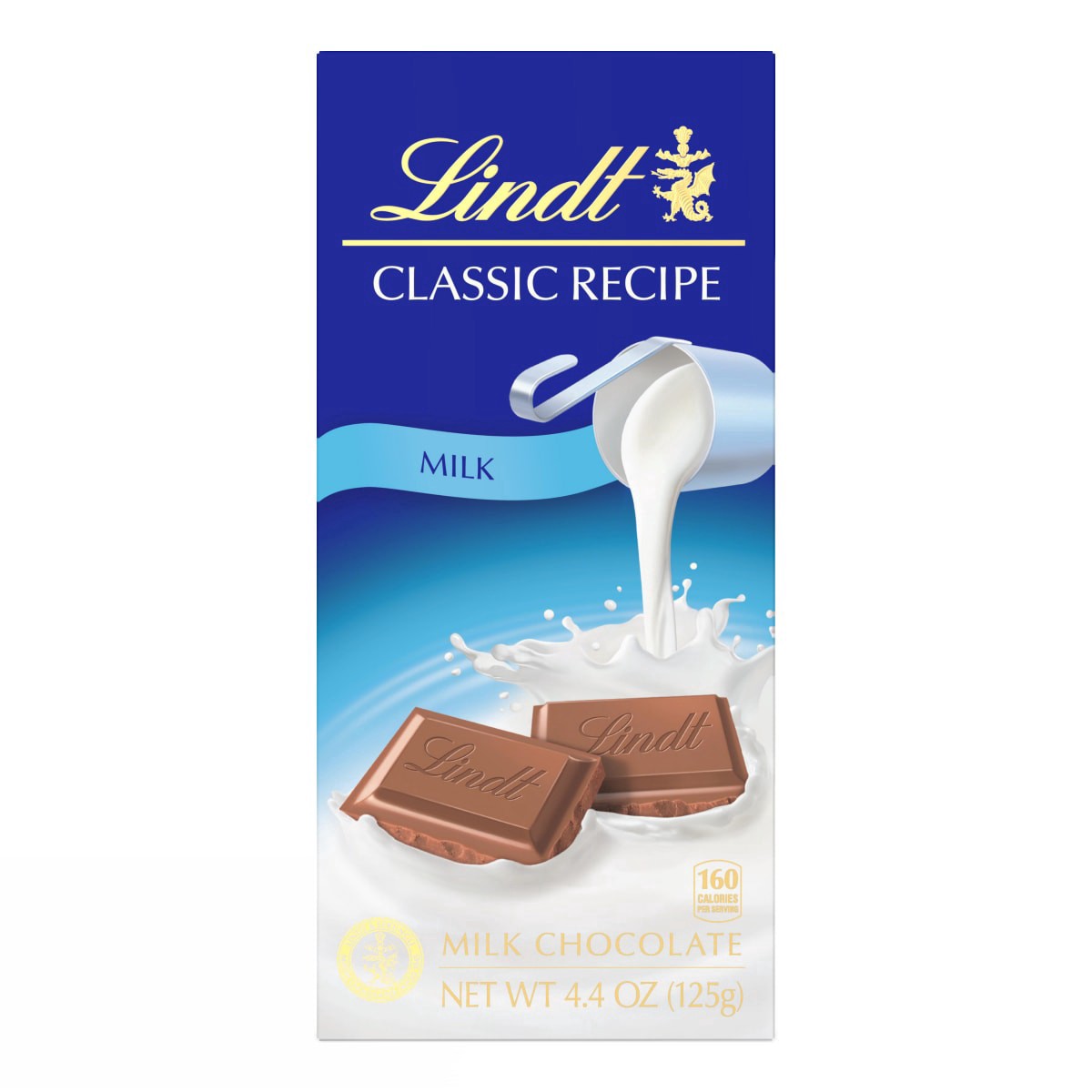 slide 1 of 9, Lindt CLASSIC RECIPE Milk Chocolate Candy Bar, 4.4 oz., 4.4 oz