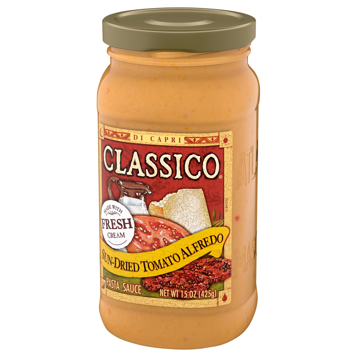slide 3 of 11, Classico Sun-Dried Tomato Alfredo Pasta Sauce, 15 oz Jar, 15 oz