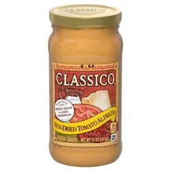 Classico Sun-Dried Tomato Alfredo Pasta Sauce, 15 oz Jar