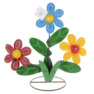 slide 1 of 1, Creative Decor Sourcing Small Metal Assorted Daisies Decoration, 1 ct