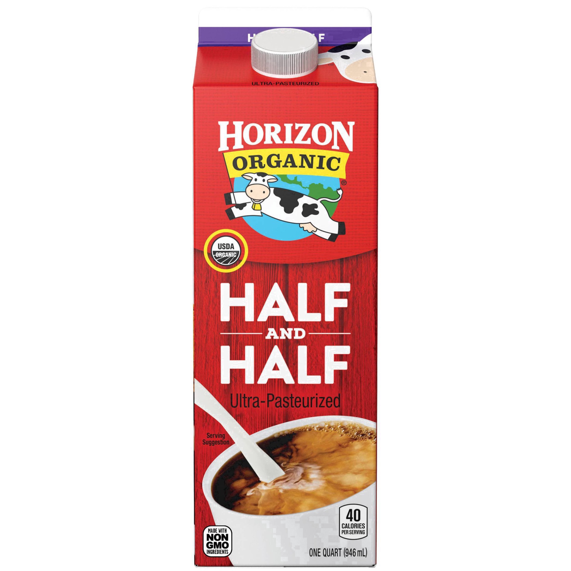 slide 42 of 42, Horizon Organic Half & Half, 32 oz. Carton, 32 fl oz