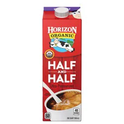 Horizon Organic Half & Half, 32 oz. Carton