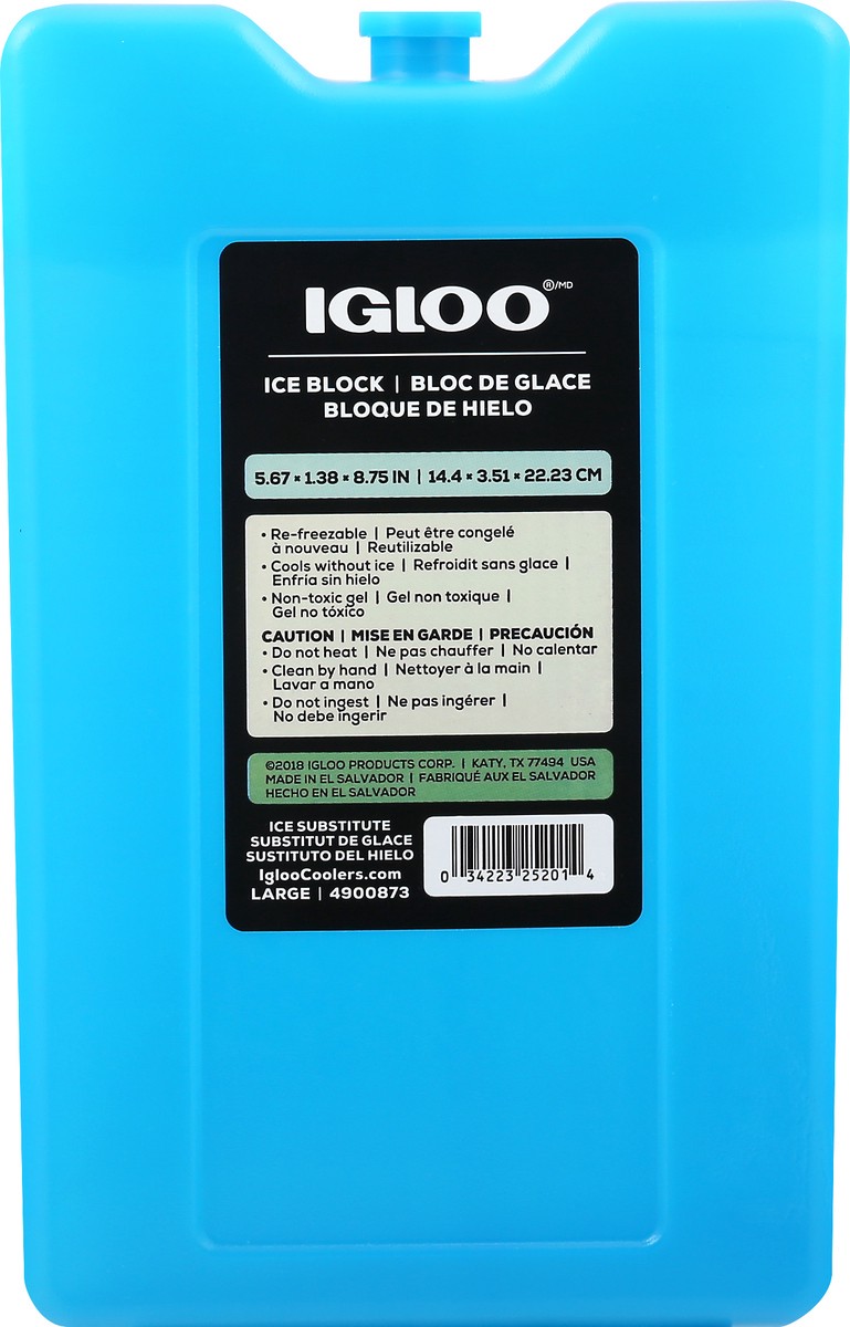 slide 1 of 9, Igloo Ice Block Large, 1 ct