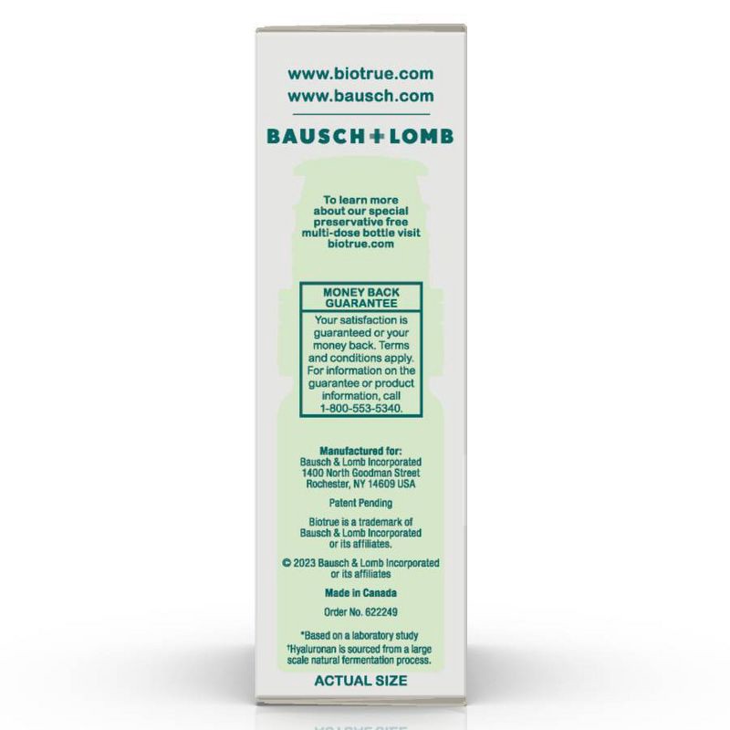 Biotrue Hydration Boost Contact Lens Rehydrating Eye Drops 0.33 fl oz 0.33 fl oz Shipt