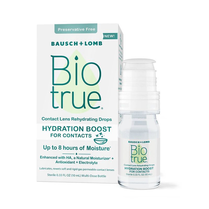 Biotrue Hydration Boost Contact Lens Rehydrating Eye Drops 0.33 fl oz
