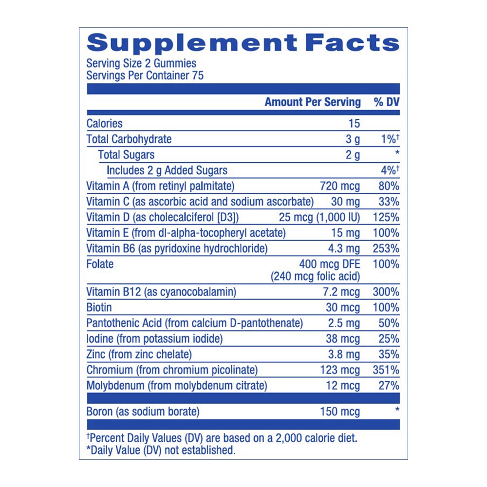 slide 4 of 6, Kroger Men's Multivitamin Gummies, 150 ct